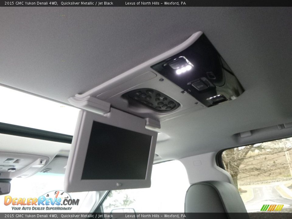 2015 GMC Yukon Denali 4WD Quicksilver Metallic / Jet Black Photo #10