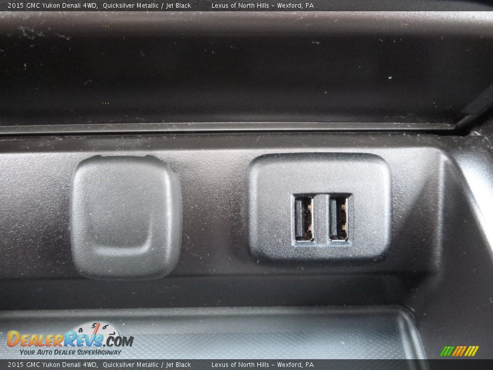 2015 GMC Yukon Denali 4WD Quicksilver Metallic / Jet Black Photo #20