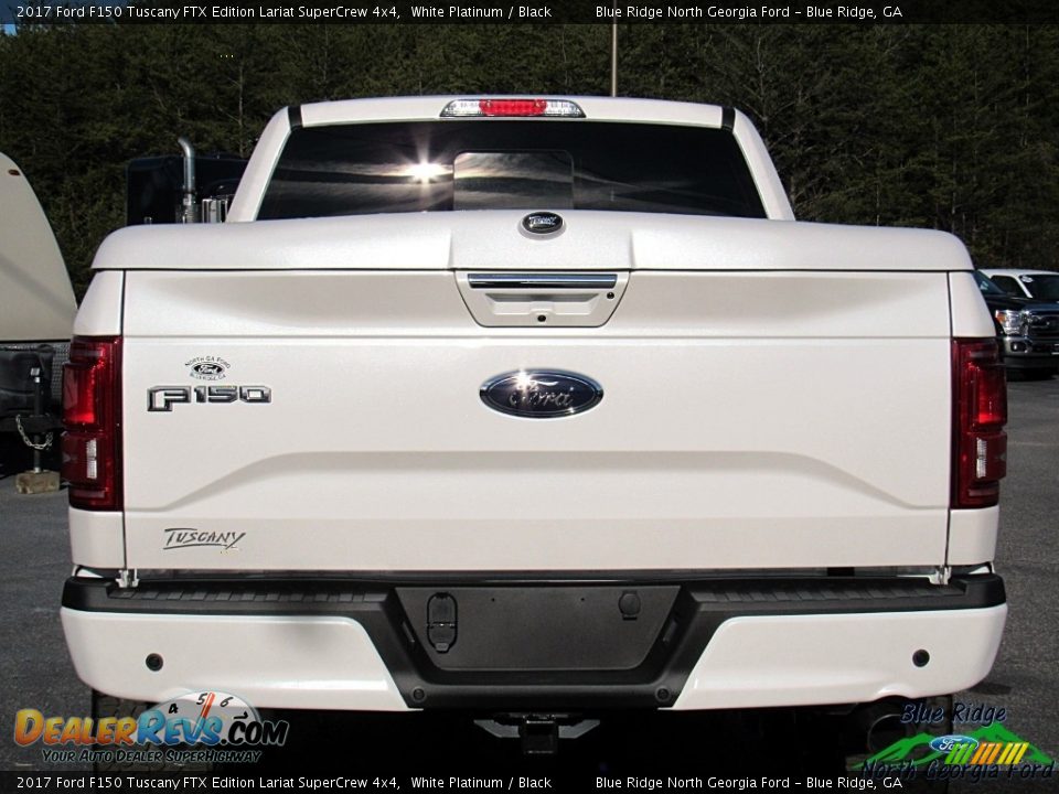 2017 Ford F150 Tuscany FTX Edition Lariat SuperCrew 4x4 White Platinum / Black Photo #4