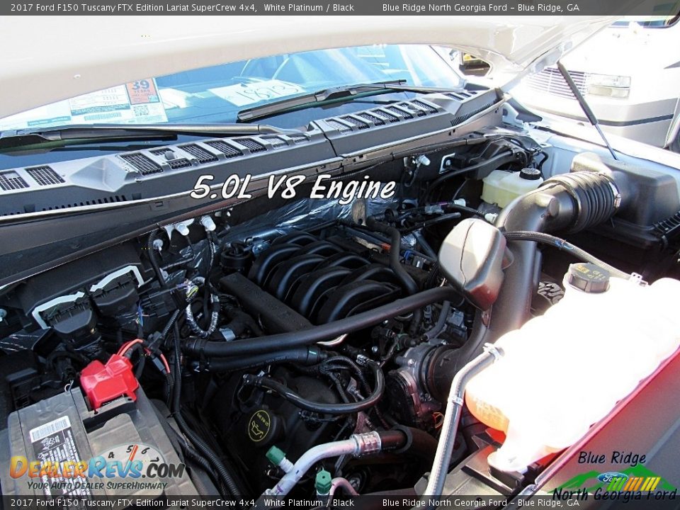 2017 Ford F150 Tuscany FTX Edition Lariat SuperCrew 4x4 White Platinum / Black Photo #10
