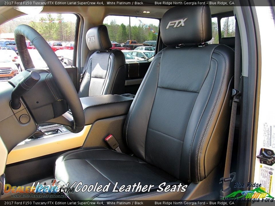 2017 Ford F150 Tuscany FTX Edition Lariat SuperCrew 4x4 White Platinum / Black Photo #11