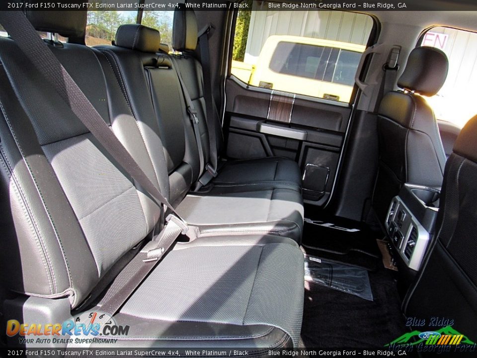 2017 Ford F150 Tuscany FTX Edition Lariat SuperCrew 4x4 White Platinum / Black Photo #12