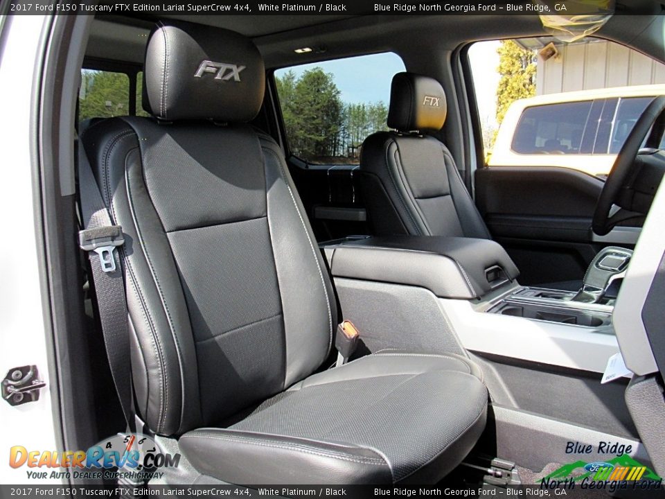 2017 Ford F150 Tuscany FTX Edition Lariat SuperCrew 4x4 White Platinum / Black Photo #13