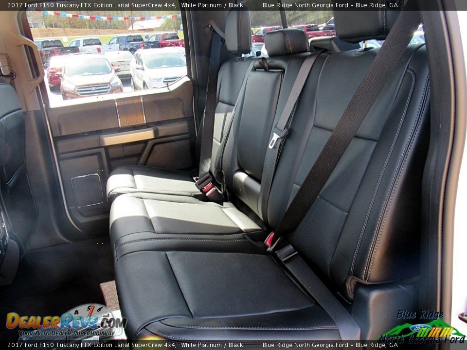 2017 Ford F150 Tuscany FTX Edition Lariat SuperCrew 4x4 White Platinum / Black Photo #14