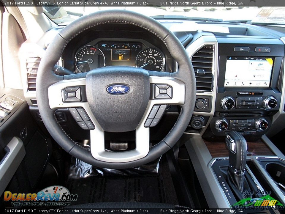 2017 Ford F150 Tuscany FTX Edition Lariat SuperCrew 4x4 White Platinum / Black Photo #15
