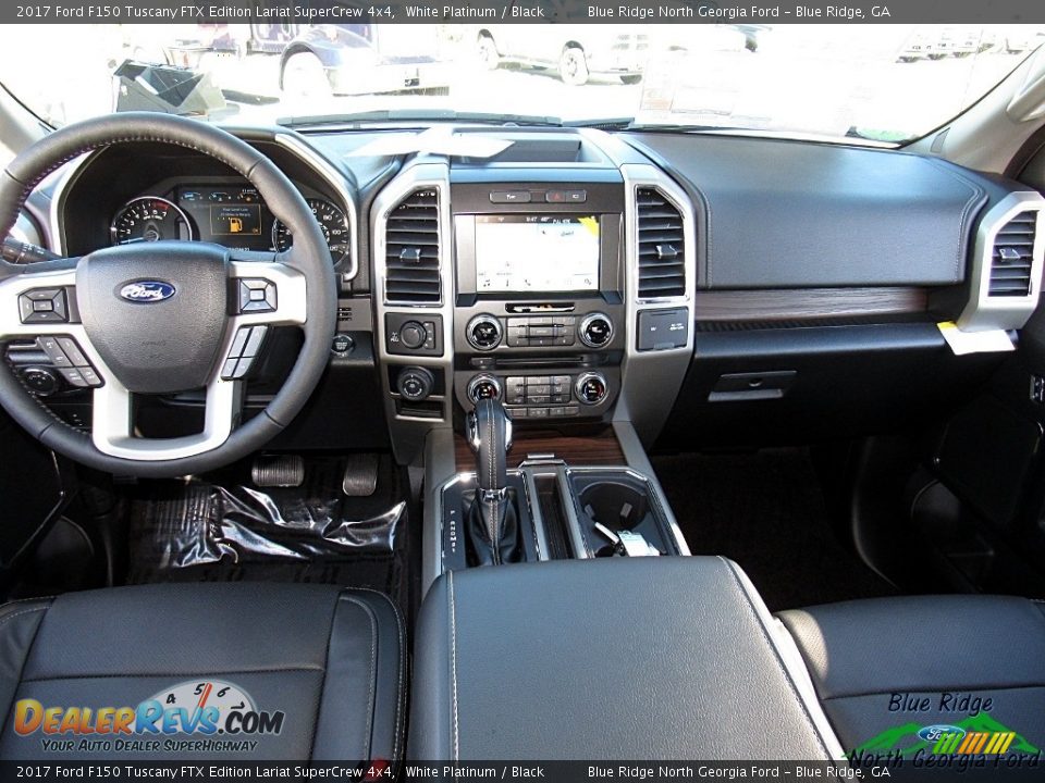 2017 Ford F150 Tuscany FTX Edition Lariat SuperCrew 4x4 White Platinum / Black Photo #16