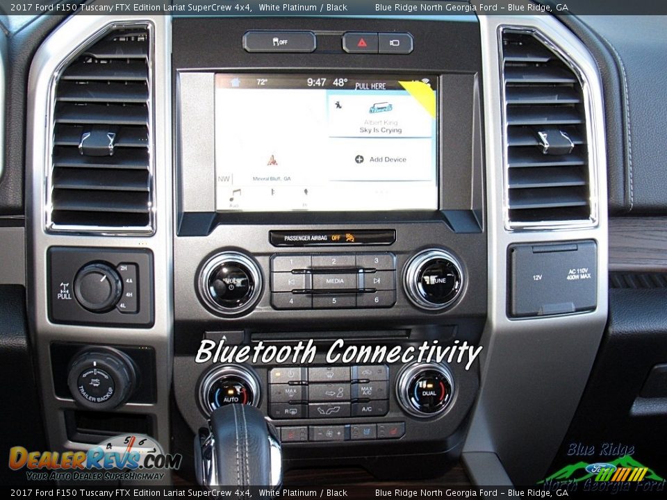 2017 Ford F150 Tuscany FTX Edition Lariat SuperCrew 4x4 White Platinum / Black Photo #19