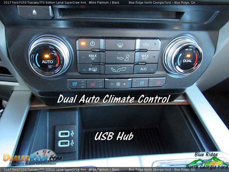 2017 Ford F150 Tuscany FTX Edition Lariat SuperCrew 4x4 White Platinum / Black Photo #23