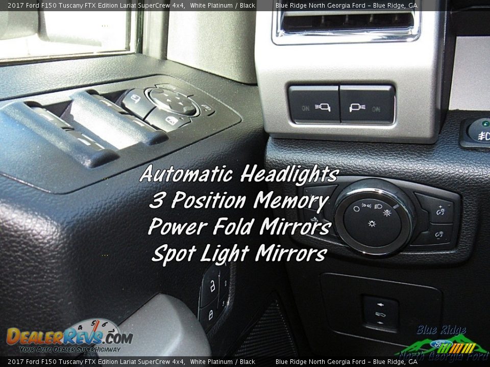 2017 Ford F150 Tuscany FTX Edition Lariat SuperCrew 4x4 White Platinum / Black Photo #24
