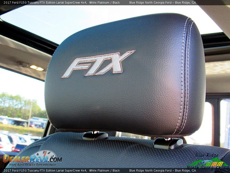 2017 Ford F150 Tuscany FTX Edition Lariat SuperCrew 4x4 White Platinum / Black Photo #27