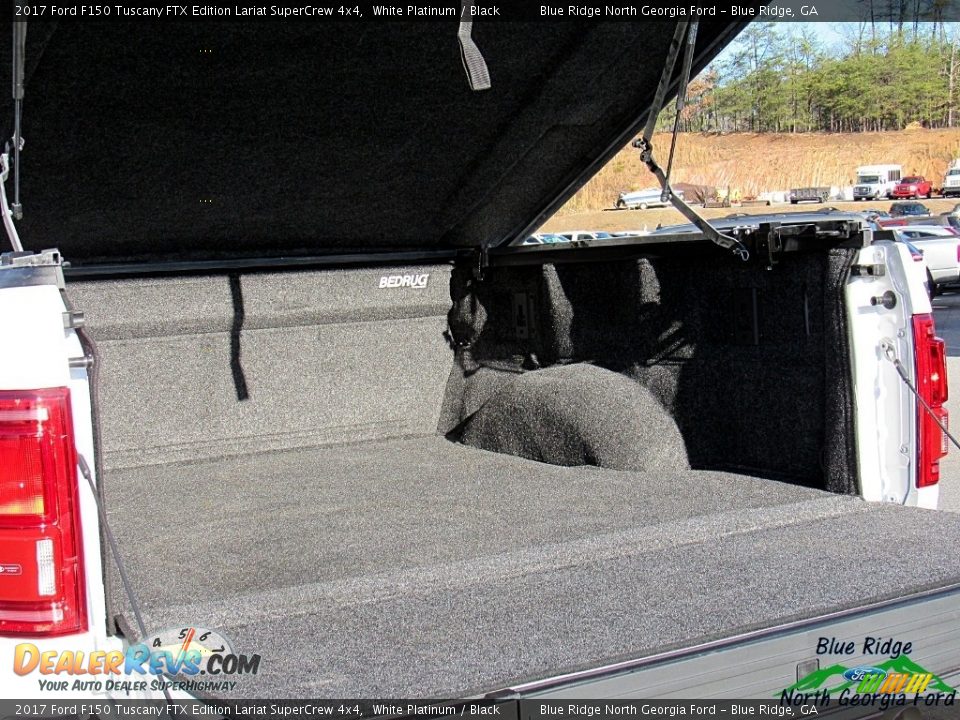 2017 Ford F150 Tuscany FTX Edition Lariat SuperCrew 4x4 White Platinum / Black Photo #28