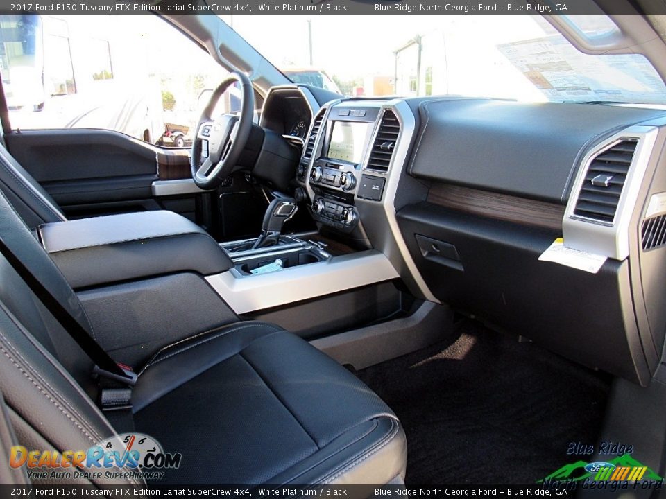 2017 Ford F150 Tuscany FTX Edition Lariat SuperCrew 4x4 White Platinum / Black Photo #33