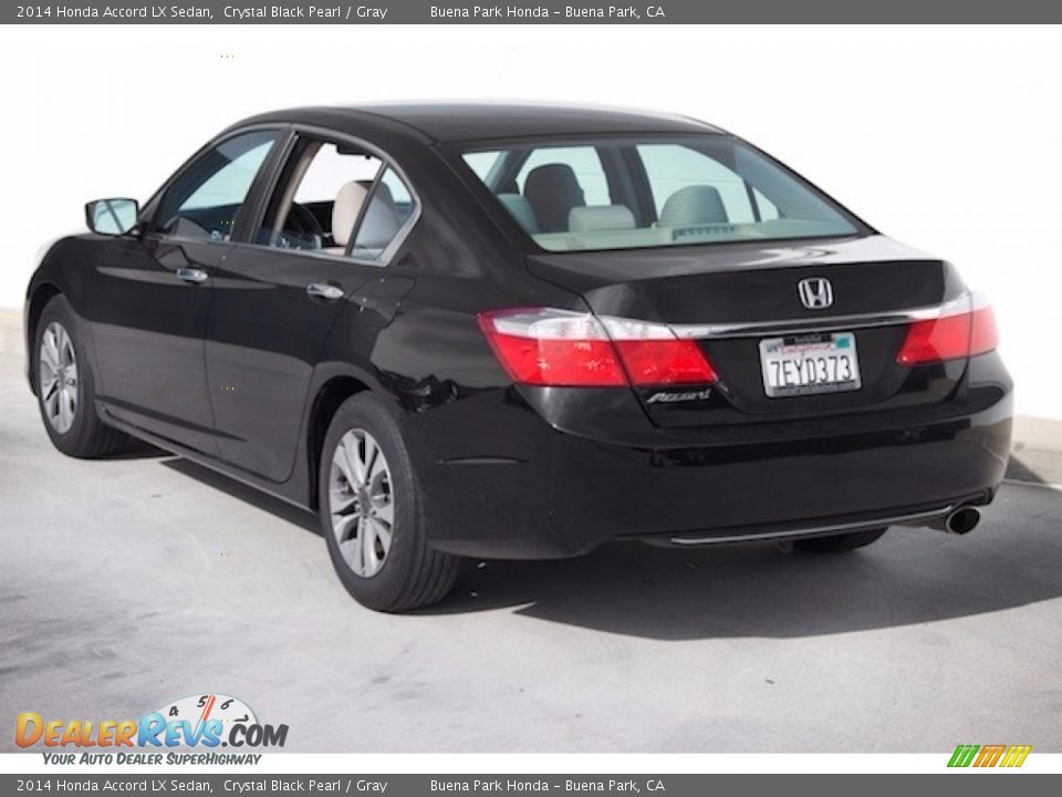 2014 Honda Accord LX Sedan Crystal Black Pearl / Gray Photo #2