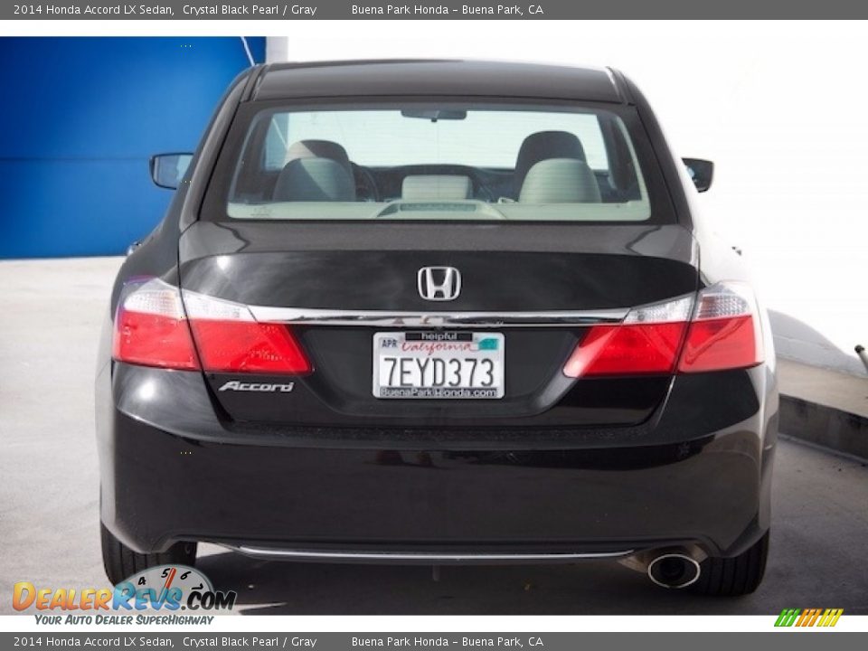 2014 Honda Accord LX Sedan Crystal Black Pearl / Gray Photo #9