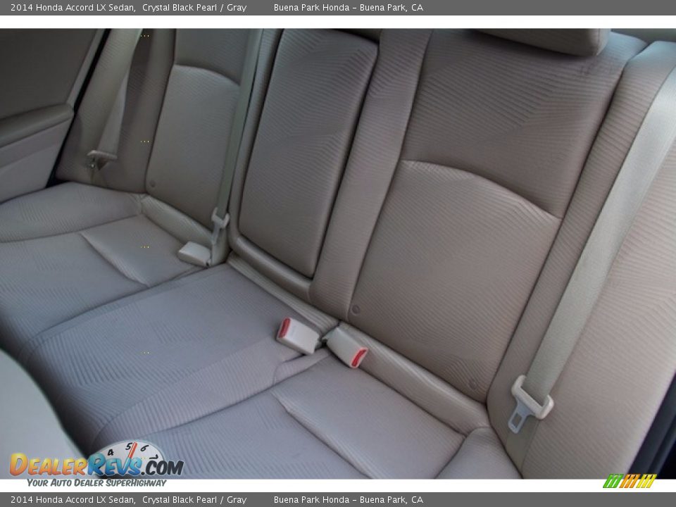 2014 Honda Accord LX Sedan Crystal Black Pearl / Gray Photo #13