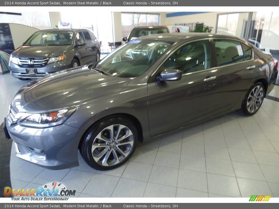 2014 Honda Accord Sport Sedan Modern Steel Metallic / Black Photo #1