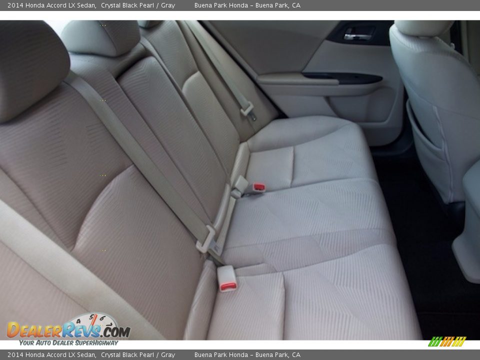 2014 Honda Accord LX Sedan Crystal Black Pearl / Gray Photo #14
