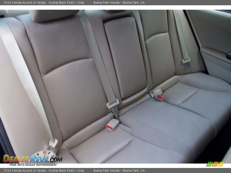 2014 Honda Accord LX Sedan Crystal Black Pearl / Gray Photo #15