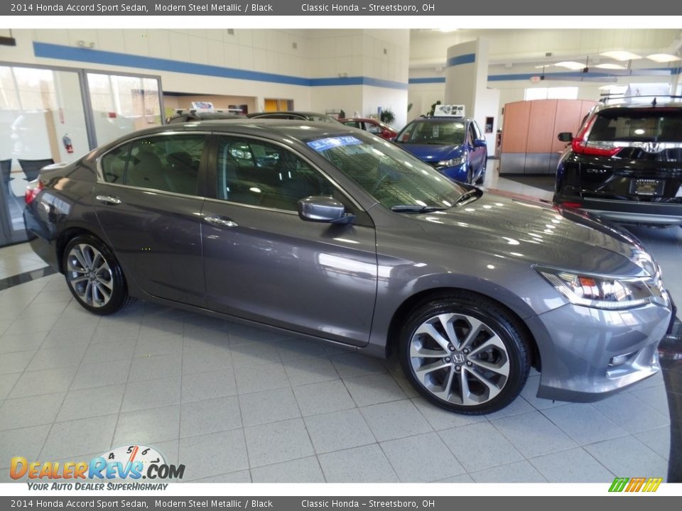 2014 Honda Accord Sport Sedan Modern Steel Metallic / Black Photo #4