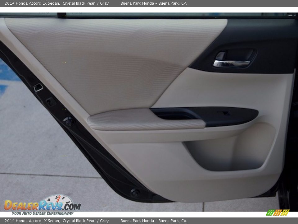 2014 Honda Accord LX Sedan Crystal Black Pearl / Gray Photo #22