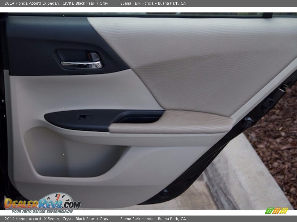 2014 Honda Accord LX Sedan Crystal Black Pearl / Gray Photo #23