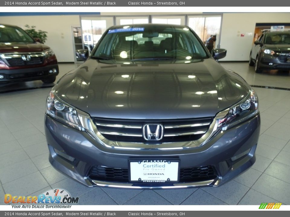 2014 Honda Accord Sport Sedan Modern Steel Metallic / Black Photo #11
