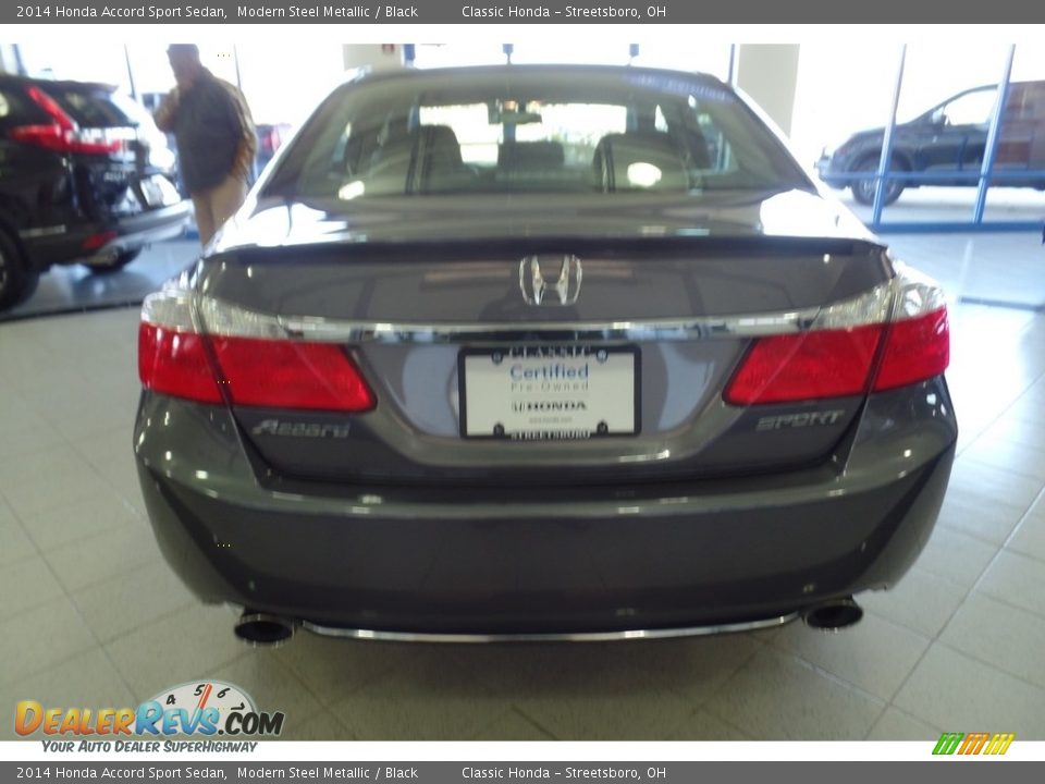 2014 Honda Accord Sport Sedan Modern Steel Metallic / Black Photo #12