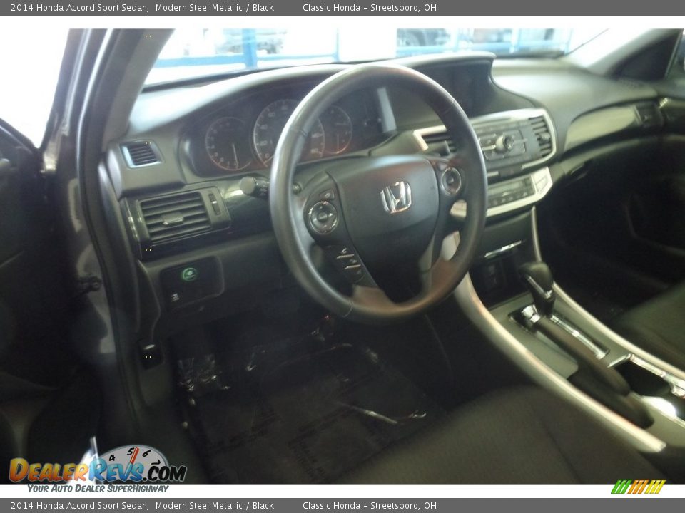2014 Honda Accord Sport Sedan Modern Steel Metallic / Black Photo #13