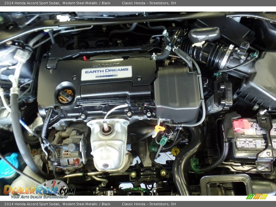 2014 Honda Accord Sport Sedan Modern Steel Metallic / Black Photo #26