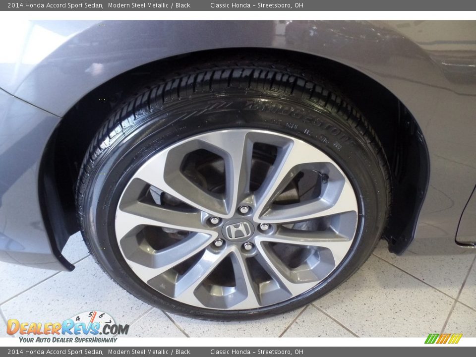 2014 Honda Accord Sport Sedan Modern Steel Metallic / Black Photo #27