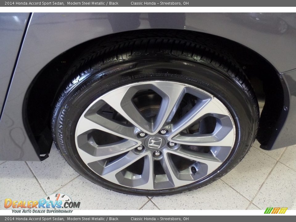 2014 Honda Accord Sport Sedan Modern Steel Metallic / Black Photo #28