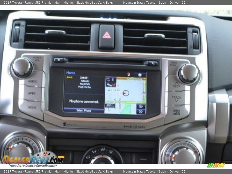 2017 Toyota 4Runner SR5 Premium 4x4 Midnight Black Metallic / Sand Beige Photo #6