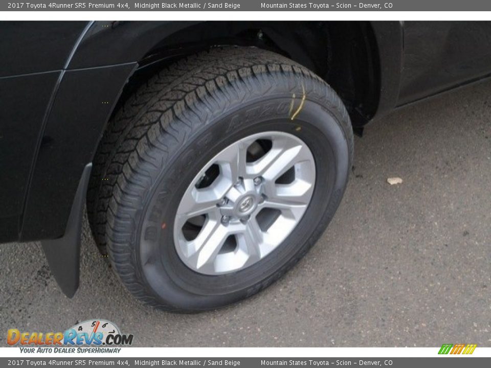 2017 Toyota 4Runner SR5 Premium 4x4 Midnight Black Metallic / Sand Beige Photo #9
