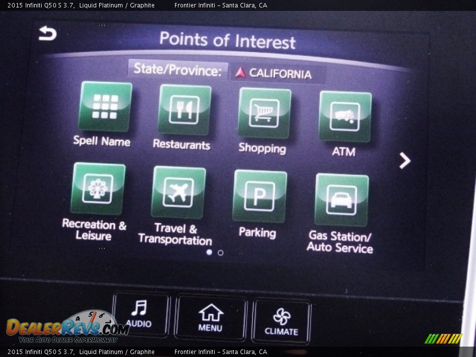 2015 Infiniti Q50 S 3.7 Liquid Platinum / Graphite Photo #28