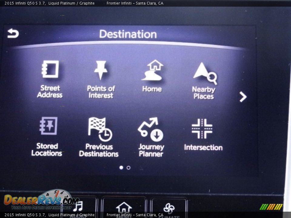 2015 Infiniti Q50 S 3.7 Liquid Platinum / Graphite Photo #29