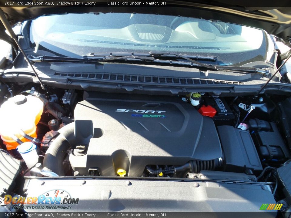 2017 Ford Edge Sport AWD 2.7 Liter DI Turbocharged DOHC 24-Valve EcoBoost V6 Engine Photo #11