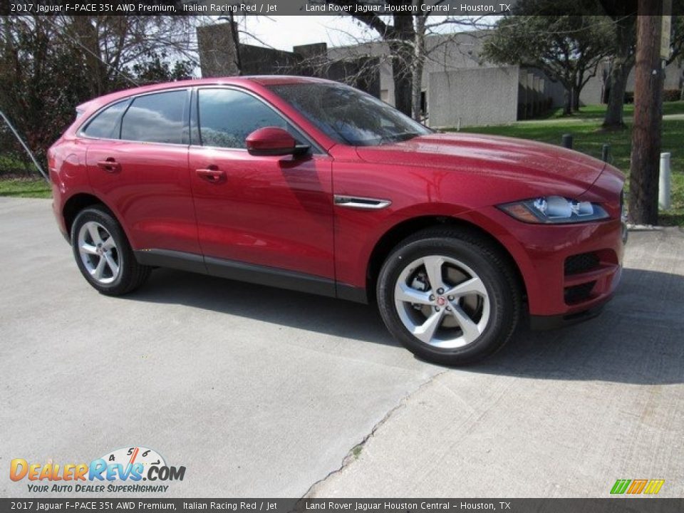 2017 Jaguar F-PACE 35t AWD Premium Italian Racing Red / Jet Photo #1