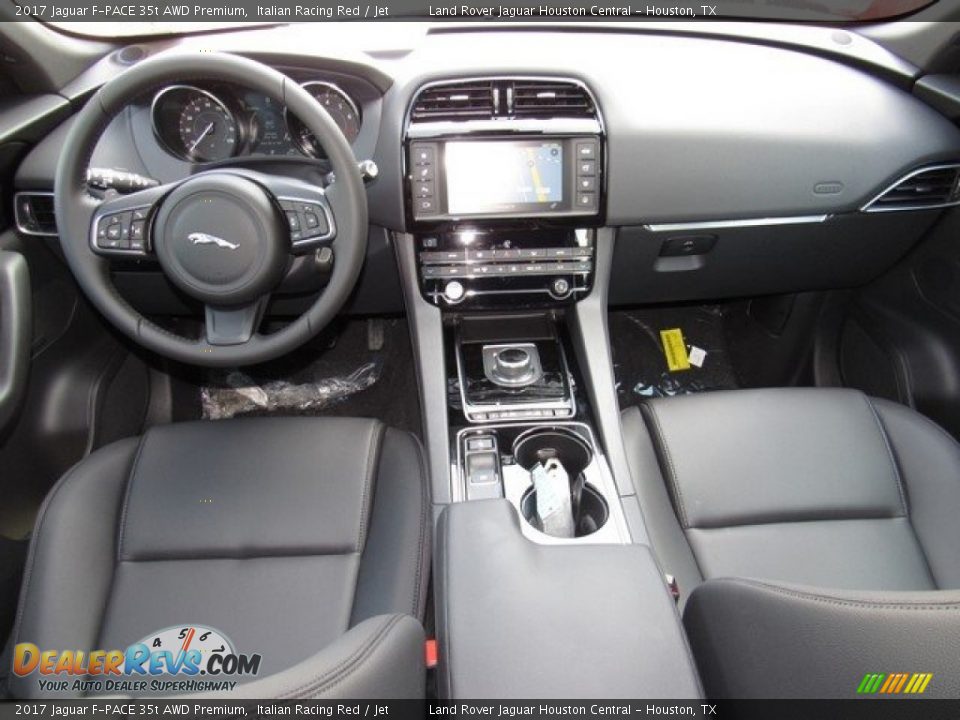 2017 Jaguar F-PACE 35t AWD Premium Italian Racing Red / Jet Photo #4