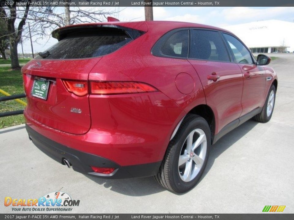 2017 Jaguar F-PACE 35t AWD Premium Italian Racing Red / Jet Photo #7