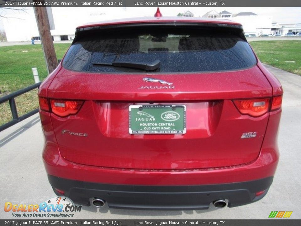 2017 Jaguar F-PACE 35t AWD Premium Italian Racing Red / Jet Photo #8