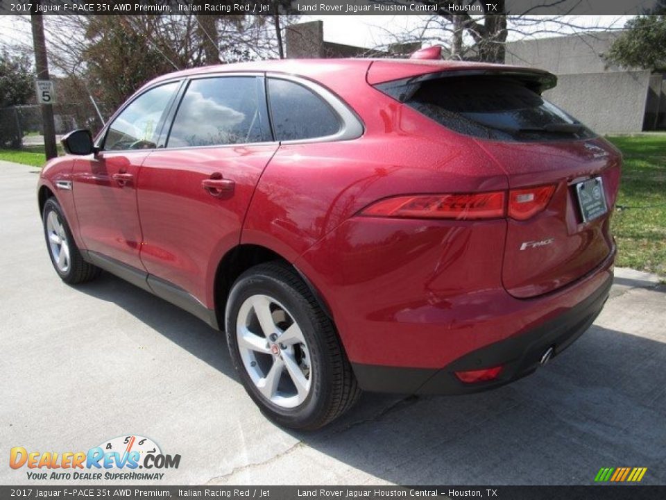 2017 Jaguar F-PACE 35t AWD Premium Italian Racing Red / Jet Photo #12