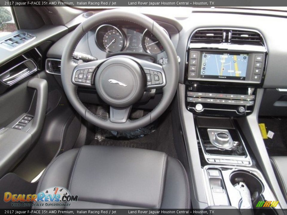 2017 Jaguar F-PACE 35t AWD Premium Italian Racing Red / Jet Photo #13