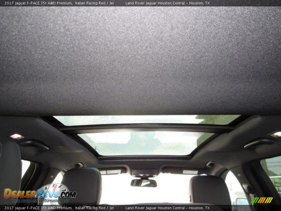 2017 Jaguar F-PACE 35t AWD Premium Italian Racing Red / Jet Photo #17