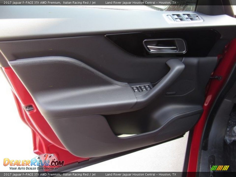 2017 Jaguar F-PACE 35t AWD Premium Italian Racing Red / Jet Photo #18