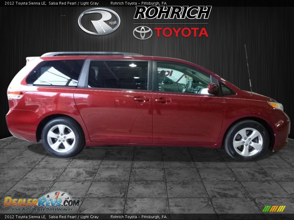2012 Toyota Sienna LE Salsa Red Pearl / Light Gray Photo #2