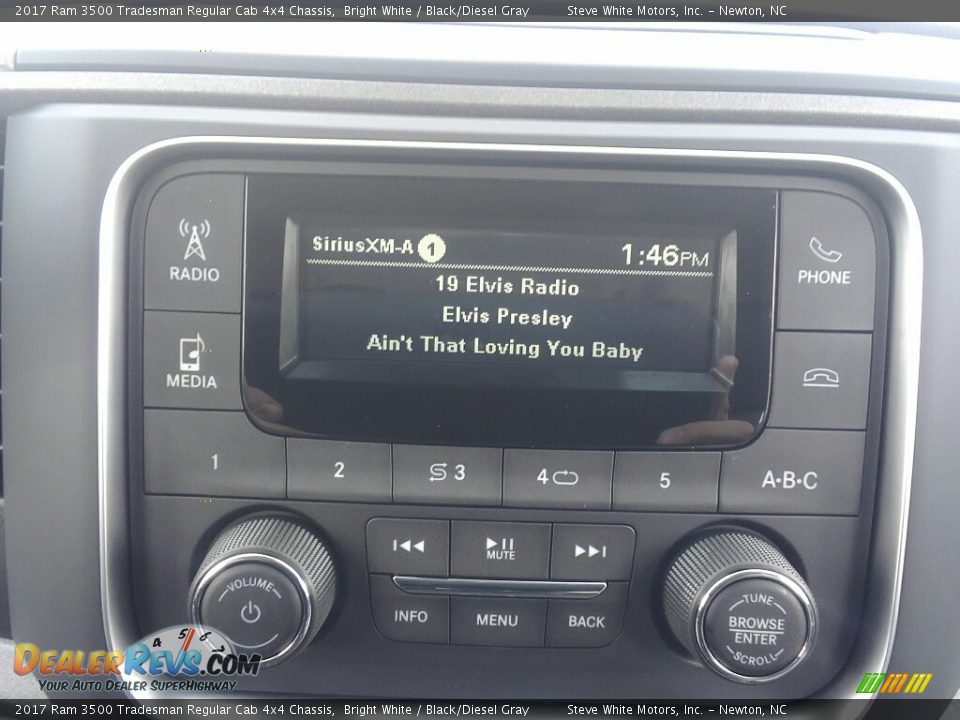2017 Ram 3500 Tradesman Regular Cab 4x4 Chassis Bright White / Black/Diesel Gray Photo #9