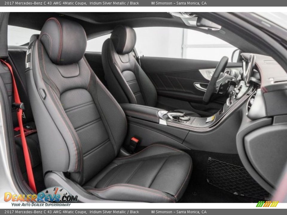 Black Interior - 2017 Mercedes-Benz C 43 AMG 4Matic Coupe Photo #2