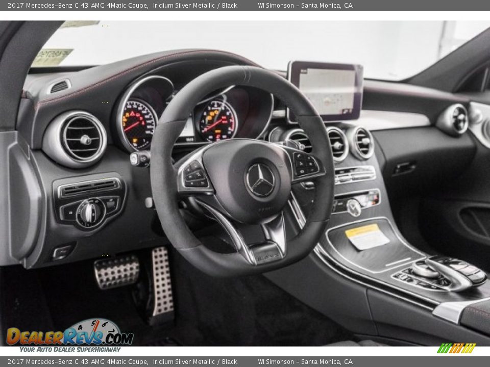 2017 Mercedes-Benz C 43 AMG 4Matic Coupe Iridium Silver Metallic / Black Photo #5