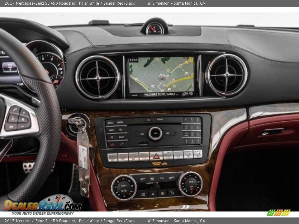 Controls of 2017 Mercedes-Benz SL 450 Roadster Photo #8