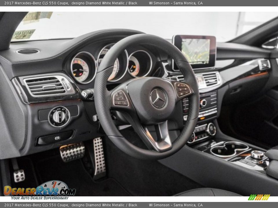 2017 Mercedes-Benz CLS 550 Coupe designo Diamond White Metallic / Black Photo #5